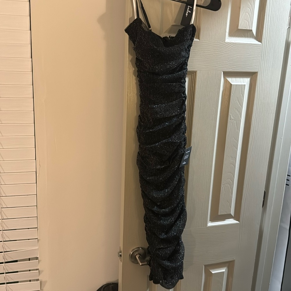 Black lulus party dress, never worn with tags